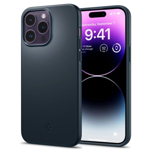 Чохол Spigen Thin Fit Metal Slate для iPhone 14 Pro (ACS04781)