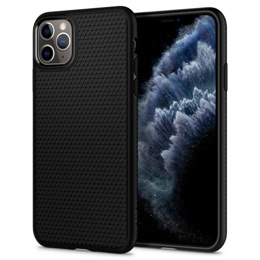 Чохол Spigen Liquid Air Matte Black для iPhone 11 Pro