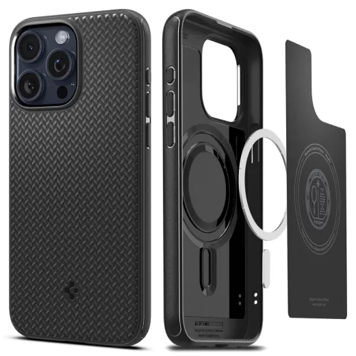 Чохол Spigen Mag Armor (MagFit) Matte Black для iPhone 15 Pro Max (ACS06597)