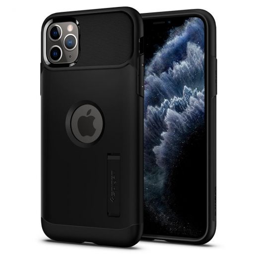 Чехол Spigen Slim Armor Black для iPhone 11 Pro Max