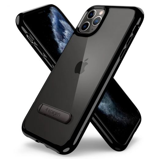 Чехол Spigen Ultra Hybrid S Jet Black для iPhone 11 Pro Max