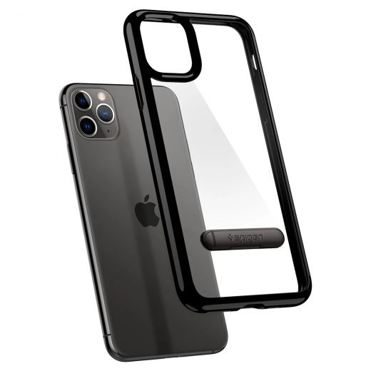 Чехол Spigen Ultra Hybrid S Jet Black для iPhone 11 Pro Max