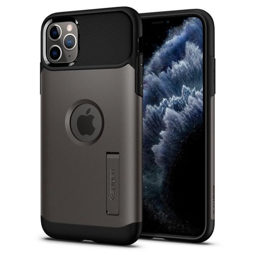 Чохол Spigen Slim Armor Gunmetal для iPhone 11 Pro