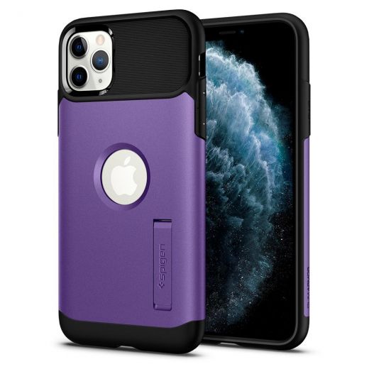 Чехол Spigen Slim Armor Purple для iPhone 11 Pro