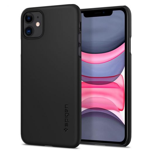 Чехол Spigen Thin Fit Black для iPhone 11