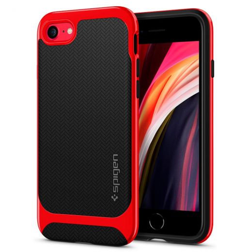 Чохол Spigen Neo Hybrid Herringbone Dante Red (ACS00953) для iPhone SE (2020)