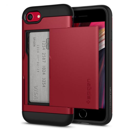 Чохол Spigen Slim Armor CS Red (042CS21725) для iPhone SE (2020)