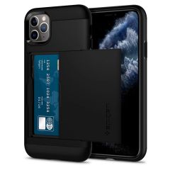 Чехол Spigen Slim Armor CS Black для iPhone 11 Pro Max