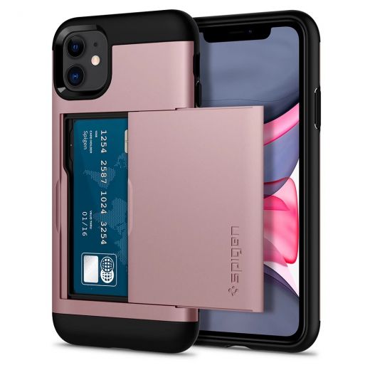 Чехол Spigen Slim Armor CS Rose Gold для iPhone 11