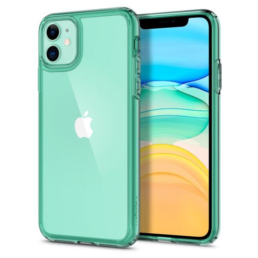 Чохол Spigen Ultra Hybrid Green Crystal для iPhone 11