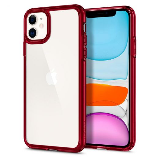 Чохол Spigen Ultra Hybrid Red Crystal для iPhone 11