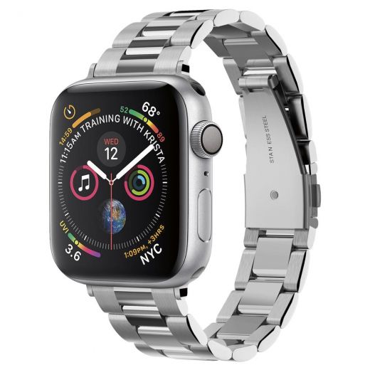 Ремінець Spigen Modern Fit Silver для Apple Watch 38/40 mm