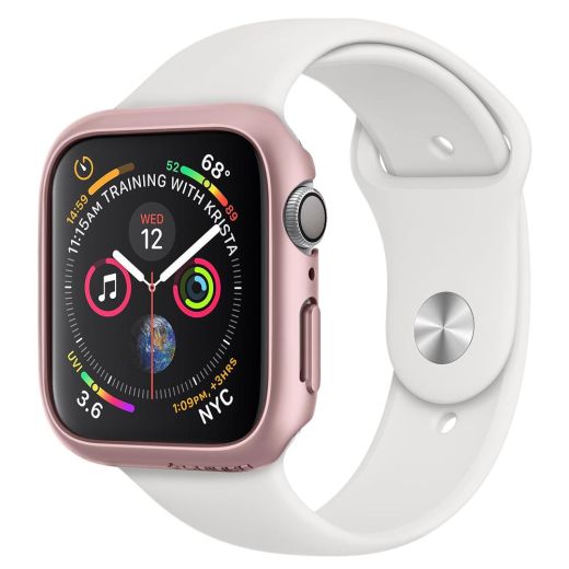 Чохол Spigen Thin Fit Rose Gold для Apple Watch 44mm Series 4