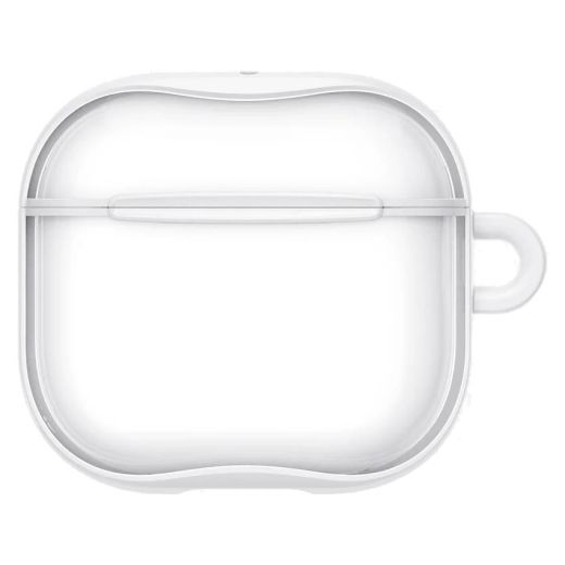 Прозрачный чехол Spigen Ultra Hybrid Jet White для AirPods 4 (2024) (ACS08643)
