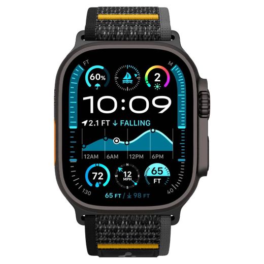 Ремешок Spigen Athlex Air Active Black для Apple Watch 49мм | 46мм | 45мм | 44мм (AMP09033)