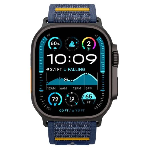 Ремешок Spigen Athlex Air  Active Navy для Apple Watch 49мм | 46мм | 45мм | 44мм (AMP09036)