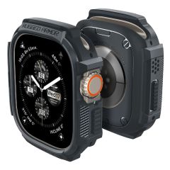 Протиударний чохол Spigen Rugged Armor Dark Gray для Apple Watch Ultra | Ultra 2 49mm (ACS07385)