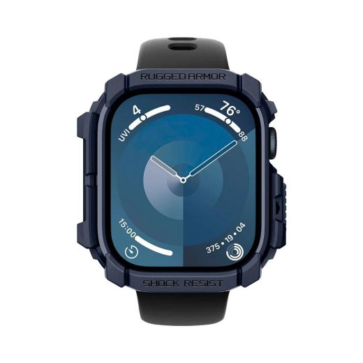 Протиударний чохол Spigen Rugged Armor Navy Blue для Apple Watch Series 10 (2024) 46мм (ACS08599)