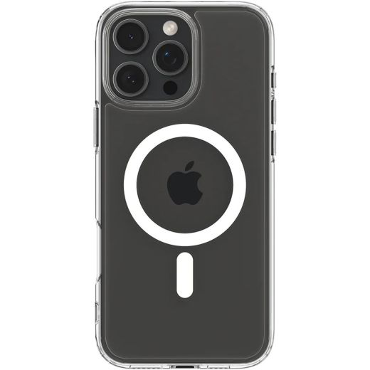 Прозорий чохол Spigen Ultra Hybrid MagSafe Frost Clear для iPhone 16 Pro Max (ACS08002)