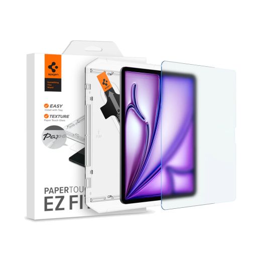 Матовая защитная пленка с эффектом бумаги Spigen Screen Protector Paper Touch EZ Fit для iPad Air 13" M3 | M2 (2025 | 2024) (AGL07804)