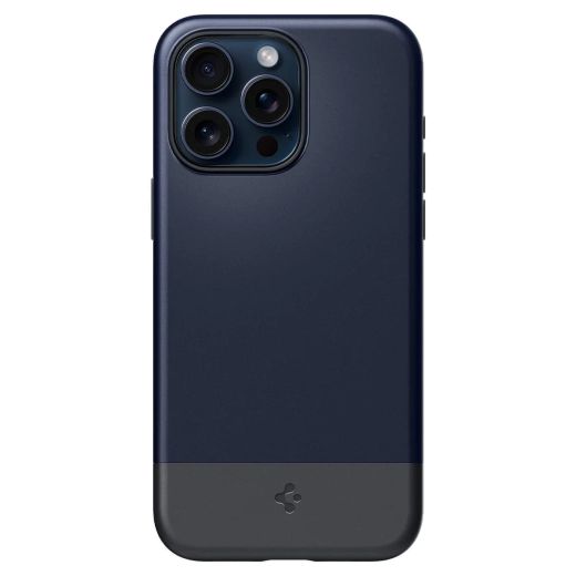 Чехол Spigen Style Armor (MagFit) Midnight Indigo для iPhone 15 Pro Max (ACS06612)