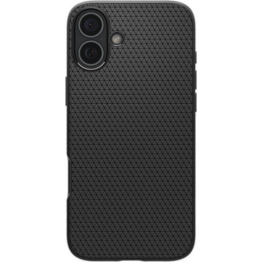 Чохол Spigen Liquid Air Matte Black для iPhone 16 Plus (ACS08066)