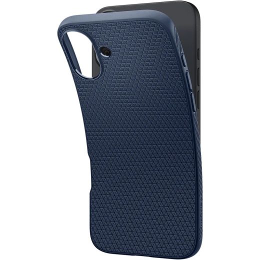 Чехол Spigen Liquid Air Navy Blue для iPhone 16 Plus (ACS08067)
