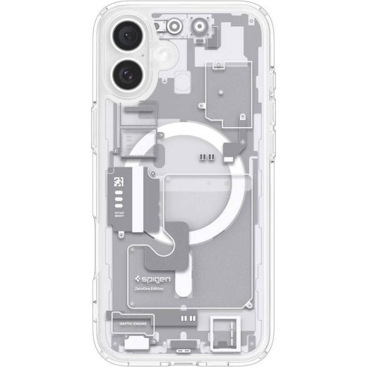 Чехол Spigen Ultra Hybrid MagSafe Zero One White для iPhone 16 Plus (ACS08079)