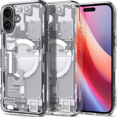 Чехол Spigen Ultra Hybrid MagSafe Zero One White для iPhone 16 Plus (ACS08079)