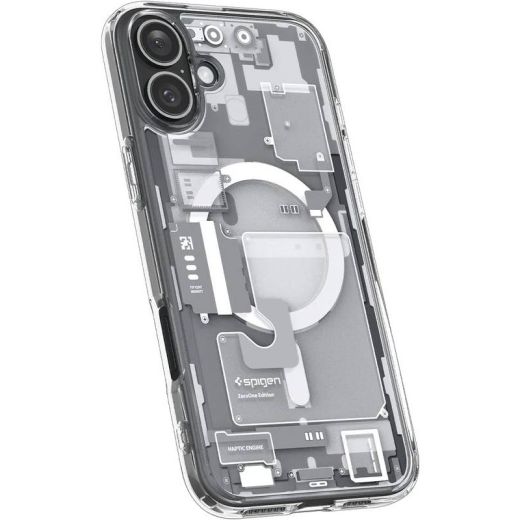Чехол Spigen Ultra Hybrid MagSafe Zero One White для iPhone 16 Plus (ACS08079)