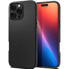 Чохол Spigen Liquid Air Matte Black для iPhone 16 Pro (ACS08117)
