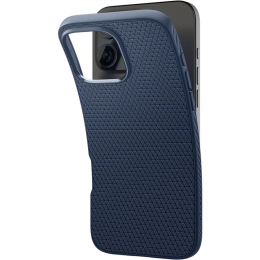 Чехол Spigen Liquid Air Navy Blue для iPhone 16 Pro Max (ACS07989)