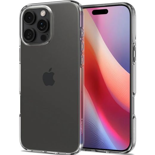 Прозрачный чехол Spigen Liquid Crystal Crystal Clear для iPhone 16 Pro (ACS08112)