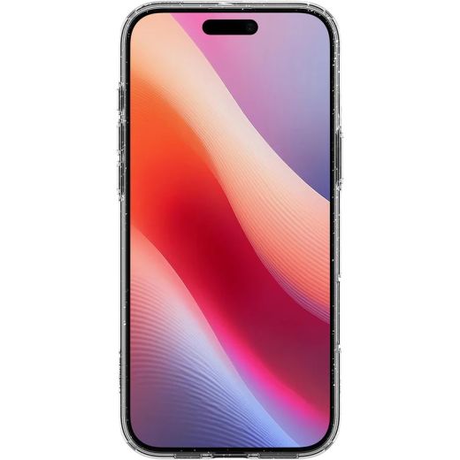 Прозрачный чехол Spigen Liquid Crystal Glitter Crystal Quartz для iPhone 16 Pro