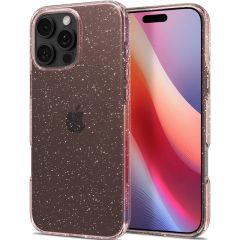 Прозрачный чехол Spigen Liquid Crystal Glitter Rose Quartz для iPhone 16 Pro