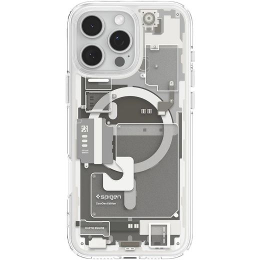 Чохол Spigen Ultra Hybrid MagSafe Zero One Natural Titanium для iPhone 16 Pro Max (ACS08381)