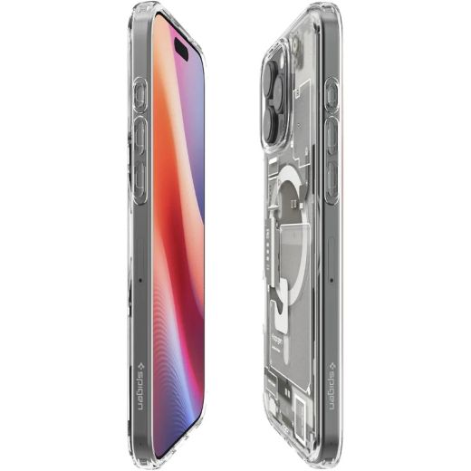 Чохол Spigen Ultra Hybrid MagSafe Zero One Natural Titanium для iPhone 16 Pro Max (ACS08381)