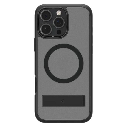 Прозрачный чехол Spigen Ultra Hybrid S (MagFit) Frost Black для iPhone 16 Pro (ACS08379)