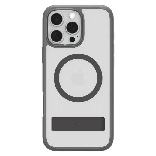Прозорий чохол Spigen Ultra Hybrid S (MagFit) Frost Gray для iPhone 16 Pro (ACS08380)