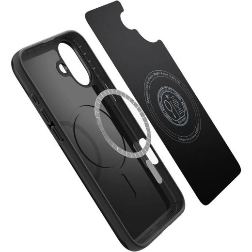 Чехол Spigen Thin Fit MagSafe Black для iPhone 16 Plus (ACS08060)