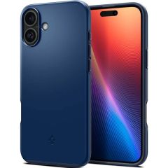 Чехол Spigen Thin Fit MagSafe Navy Blue для iPhone 16 (ACS08187)