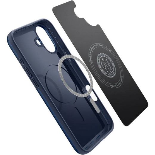 Чохол Spigen Thin Fit MagSafe Navy Blue для iPhone 16 (ACS08187)
