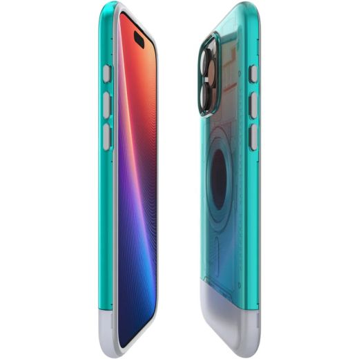 Чехол Spigen Classic C1 with MagSafe Bondi Blue для iPhone 16 Pro Max (ACS08019)