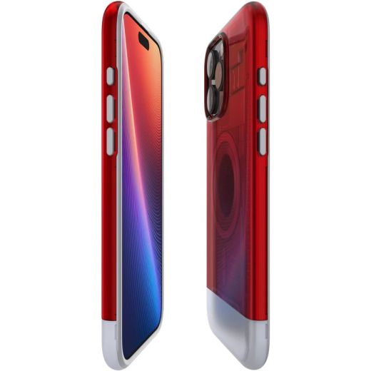 Чехол Spigen Classic C1 with MagSafe Ruby для iPhone 16 Pro Max (ACS08020)