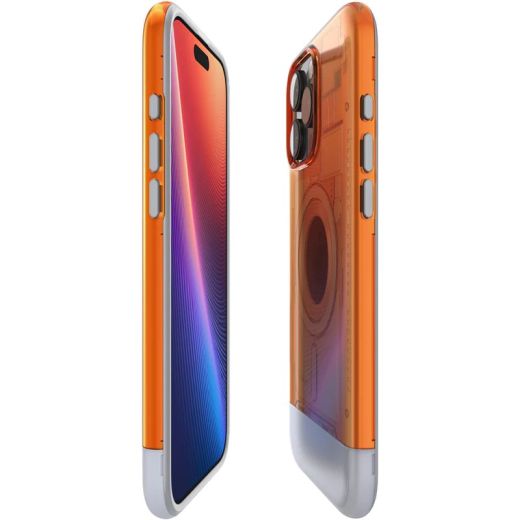 Чохол Spigen Classic C1 with MagSafe Tangerine для iPhone 16 Pro (ACS08560)