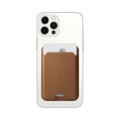 Чехол-кошелек Spigen Valentinus (MagFit) Brown (AFA03854)