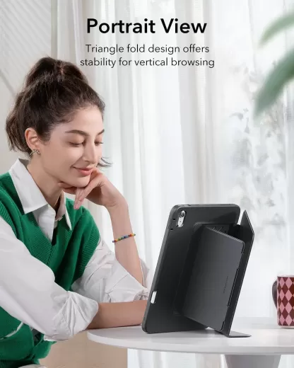 Чехол ESR Flip Magnetic Case with Pencil Holder Red для iPad 11'' (2025) | iPad 10.9 (2022)