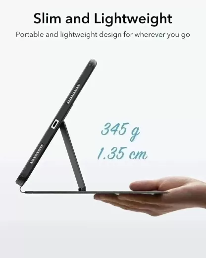 Чохол ESR Flip Magnetic Case with Pencil Holder Light Purple для iPad 11'' (2025) | iPad 10.9 (2022)