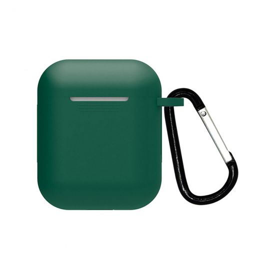 Силиконовый чехол CasePro Silicone Case Forest Green для AirPods 1 | 2