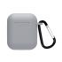 Силиконовый чехол CasePro Silicone Case Gray для AirPods 1/2 Силиконовый чехол CasePro Silicone Case Gray для AirPods 1/2